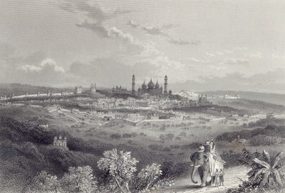Delhi, kaiverrus Edward Paxman Brandard (1819-98) n. 1860 tekijältä John Ramage